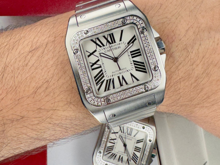 Cartier Santos 100 watch 2