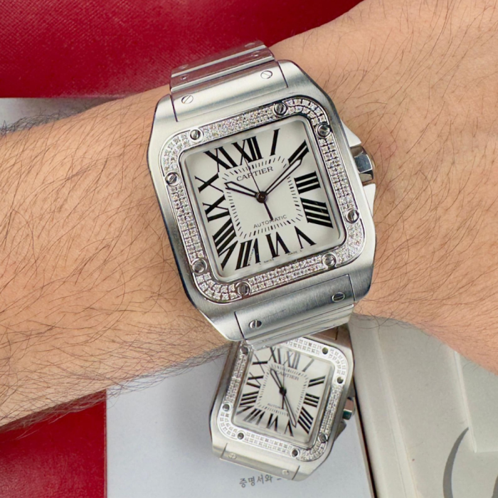 Cartier Santos 100 watch 2