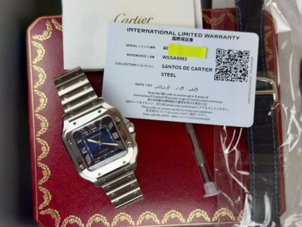 Cartier Santos Medium 35mm Gallery image