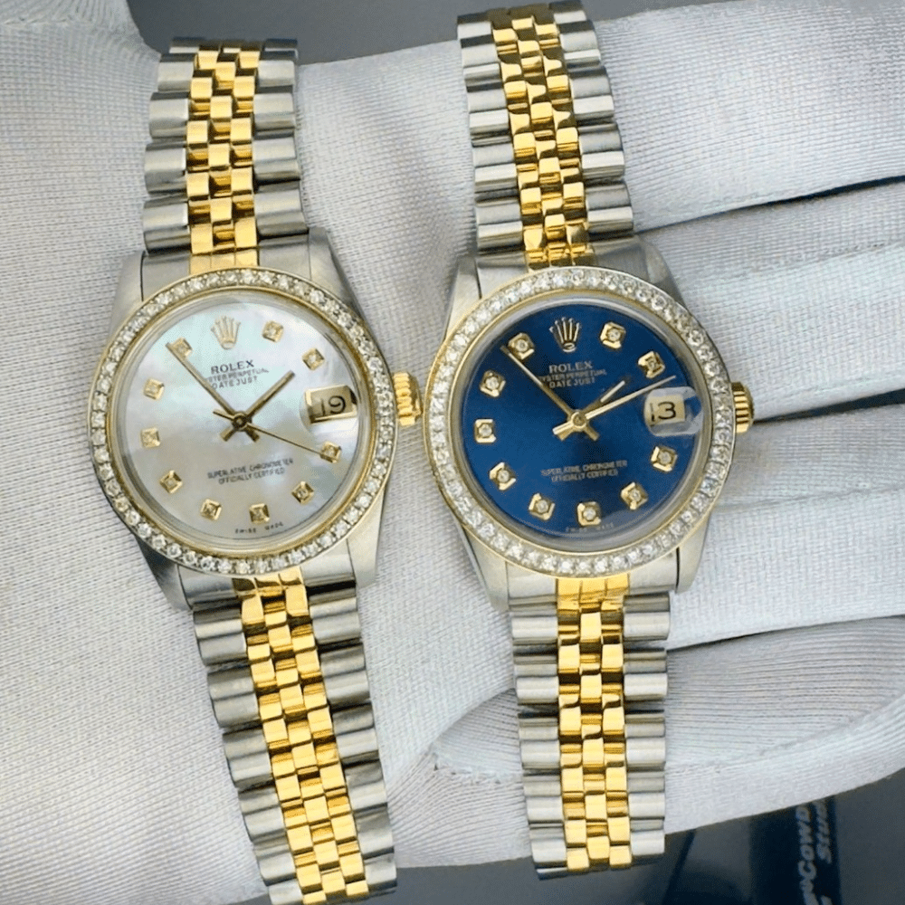 31mm 2tone Datejust 18k Yellow Gold steel Featured Image