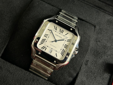 Cartier Santos White Dial featured Image