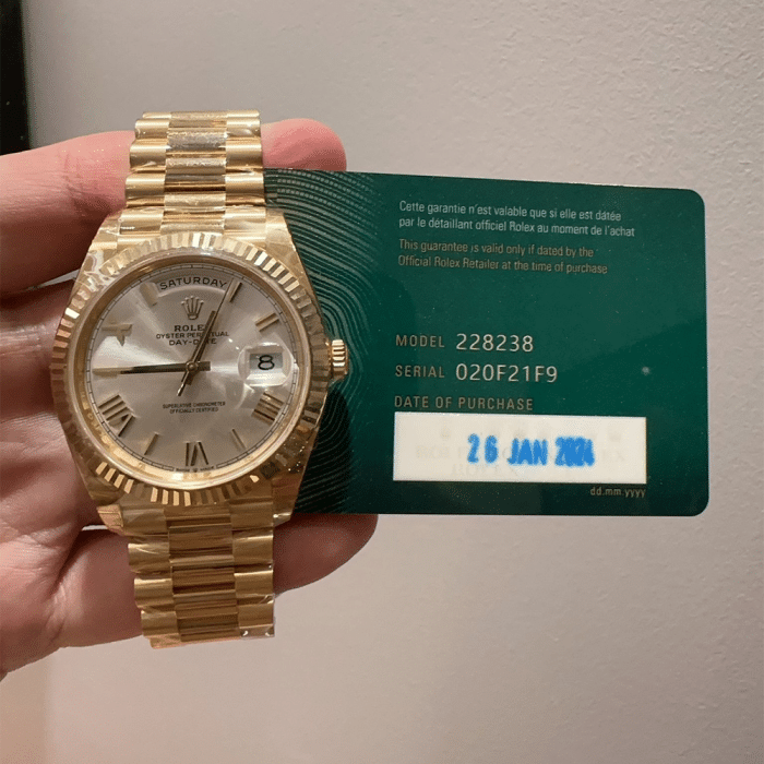 Rolex daydate 40mm president 2024