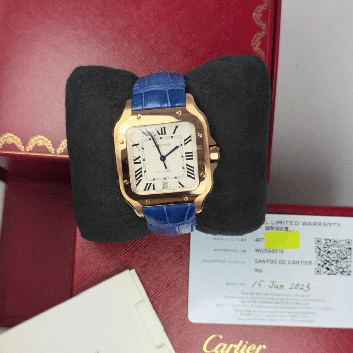 Beautiful Cartier Santos Large 40mm Gallery Image