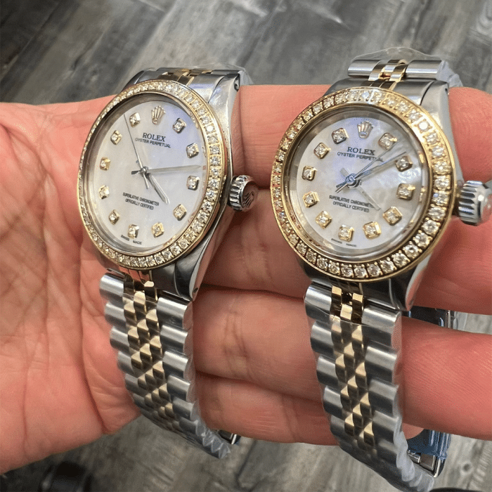 His and hers Rolex Oyster Perpetual Gallery image