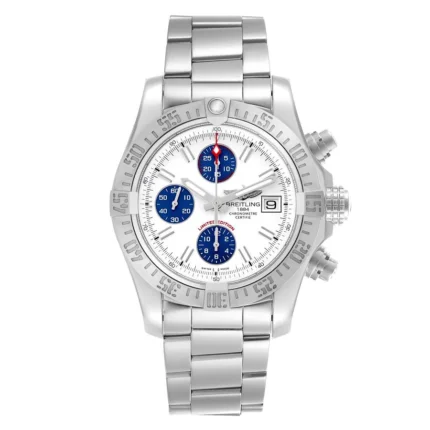 Breitling Super Avenger II White Dial