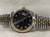 Rolex Datejust 31 mm Dark Grey Diamond Set Dial Fluted Bezel