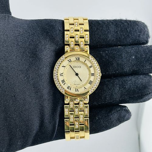 Gucci Ref 751M Gold Dial