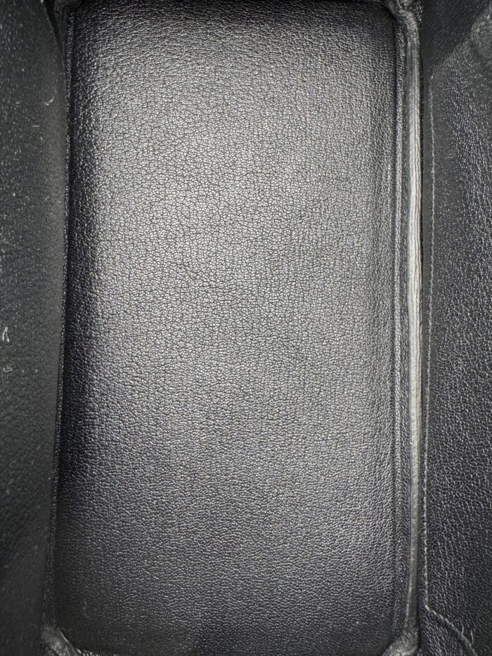 Hermes Birkin 25 Retourne Togo Black/Noir Gold Hardware G Stamp Unworn - Image 7