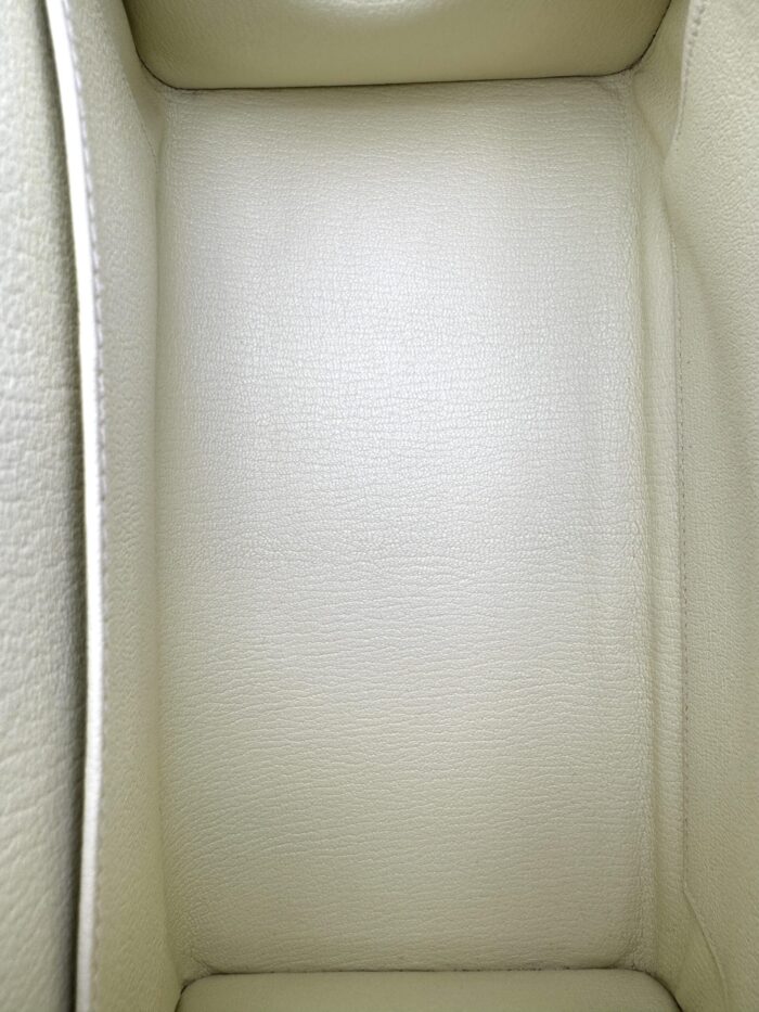HERMES Birkin 25 Sellier Epsom Jaune Milton Palladium Hardware K Stamp Unworn - Image 6