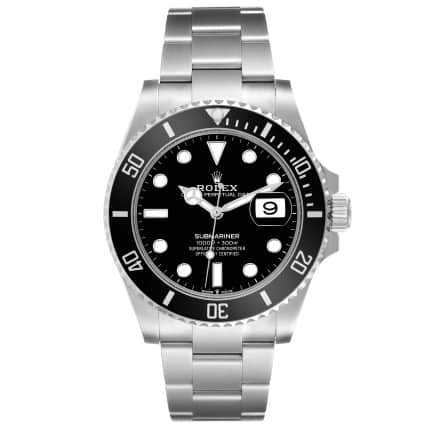 16290828 rolex submariner black dial ceramic bezel steel mens watch 126610 box card 61363 e8c8e