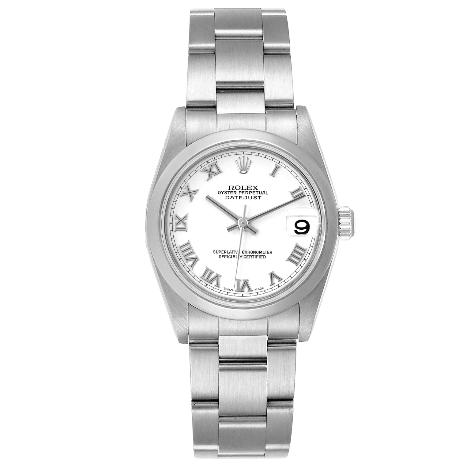 16340187 rolex midsize 31 datejust white dial domed bezel steel ladies watch 178240 31313 4df63 Photoroom