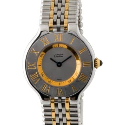 16394118 CartierMustde28mm2ToneYellowGold StainlessSteelWatch1330 22413eb8 a501 4c3f af1d 01ccba2f9ef7