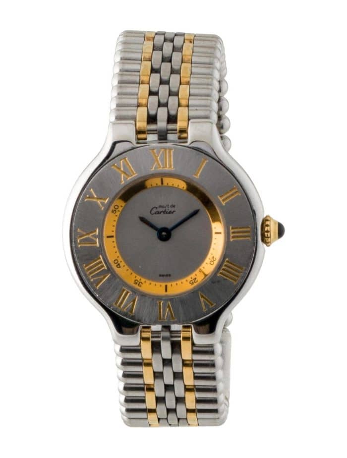 16394118 CartierMustde28mm2ToneYellowGold StainlessSteelWatch1330 22413eb8 a501 4c3f af1d 01ccba2f9ef7