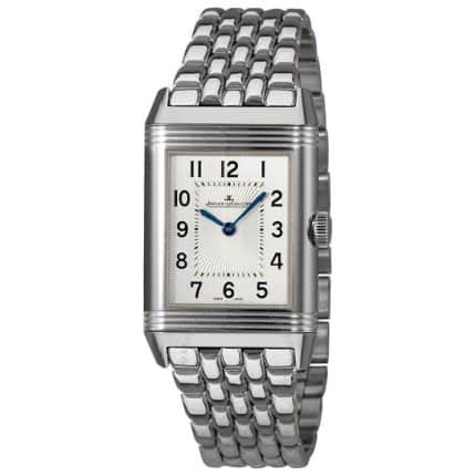 16446081 Jaeger LeCoultreReverso38.5x23.0mmSilverDialStainlessSteelWatch211.8.47