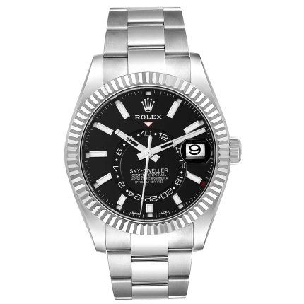 17772151 rolex sky dweller steel white gold black dial mens watch 326934 box card 59730 46be7 9e657093 706f 4ae5 9127 cbd715fc5805