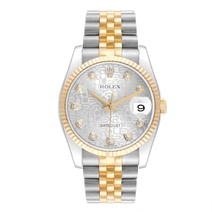 17791844 rolex datejust steel yellow gold diamond dial mens watch 116233 62336 f7abab0be0 md