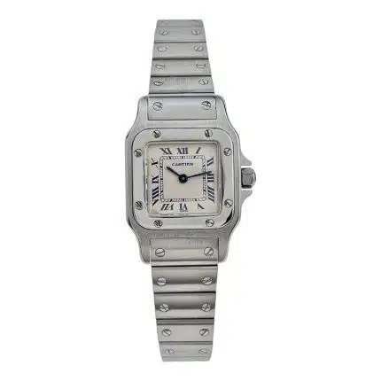 17792969 CartierSantosGalbee24mmSilverDialStainlessSteelWatch1565