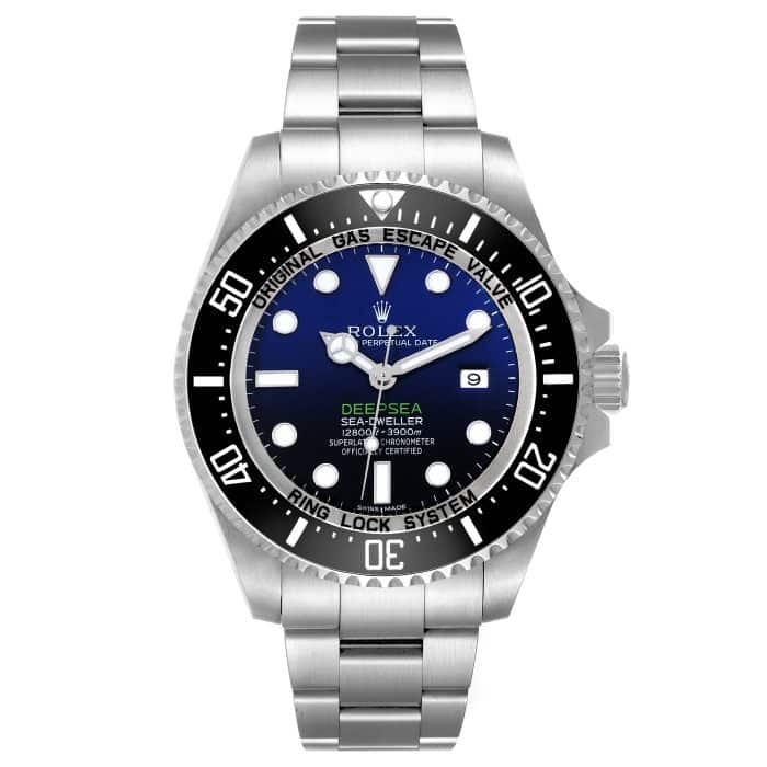 17814086 rolex seadweller deepsea cameron d blue steel mens watch 116660 box card 59415 f40f0