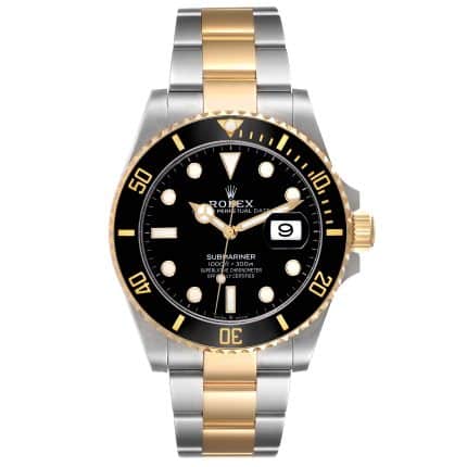 17920393 rolex submariner 41 steel yellow gold black dial mens watch 126613 box card 59555 7b44c