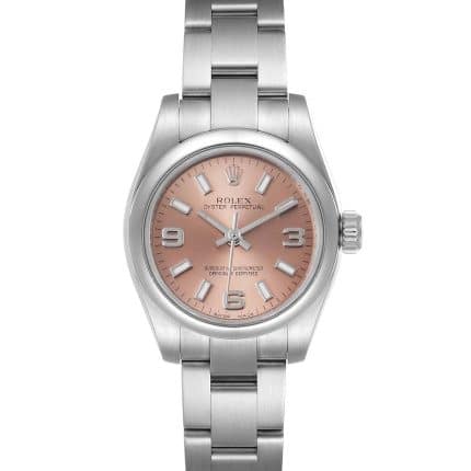 17920429 RolexOysterPerpetual26mmStainlessSteelPinkDialOysterWatch176200