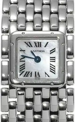 17951335 CartierPanthereRuban21mmStainlessSteelSilverDialWatch2420