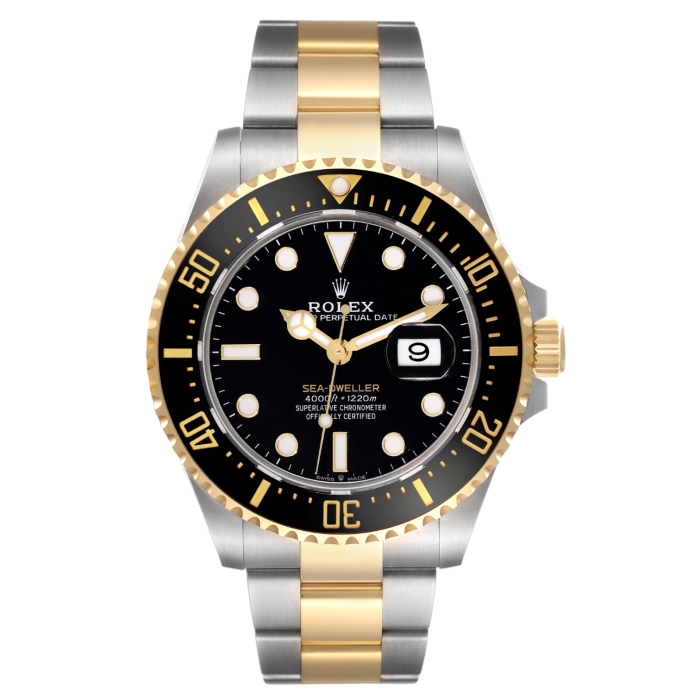 17969447 rolex seadweller black dial steel yellow gold mens watch 126603 box card 61293 abb36 Photoroom