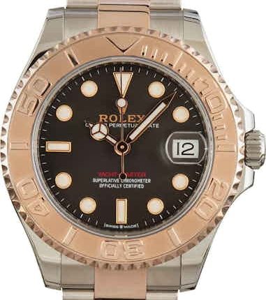 17975376 161436 Used Rolex Yacht Master 268621 Black Dial SKU161436