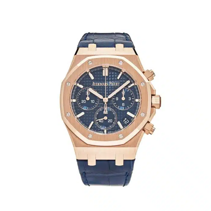 17989483 audemars piguet royal oak 26240or oo d315cr 01 chronograph 50th anniversary rose gold blue dial 2022 audemars piguet 41267809321204