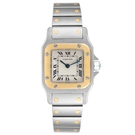 18115454 cartier santos galbee ladies steel yellow gold automatic watch 166930 15100 a002d96b65 md