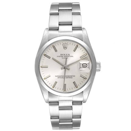 18129204 rolex date stainless steel silver dial vintage mens watch 15000 59127 efd9afd4b5 md