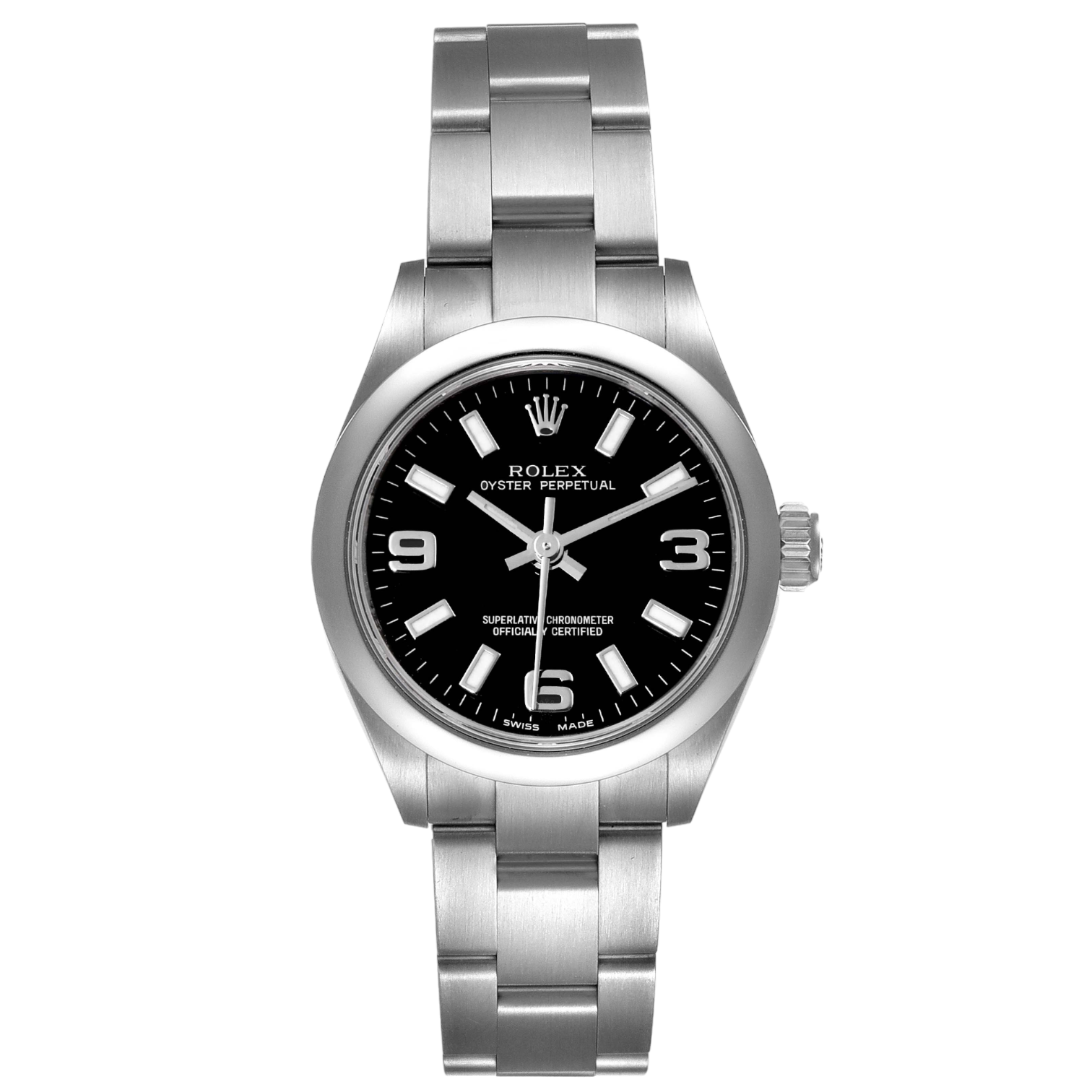 18142073 rolex oyster perpetual nondate oyster bracelet ladies watch 176200 box card 35021A ef2fc Photoroom