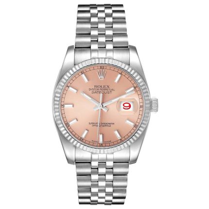 18271821 rolex datejust steel 18k white gold salmon dial mens watch 116234 48105 da6d35031e md