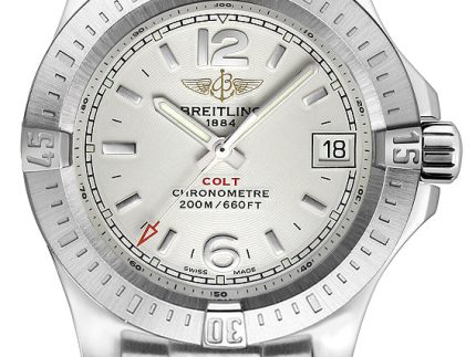 BreitlingColt33mmWhiteDialStainlessSteelWatchA77388