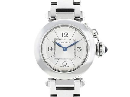 CartierMissPasha27mmSilverDialStainlessSteelWatch2973