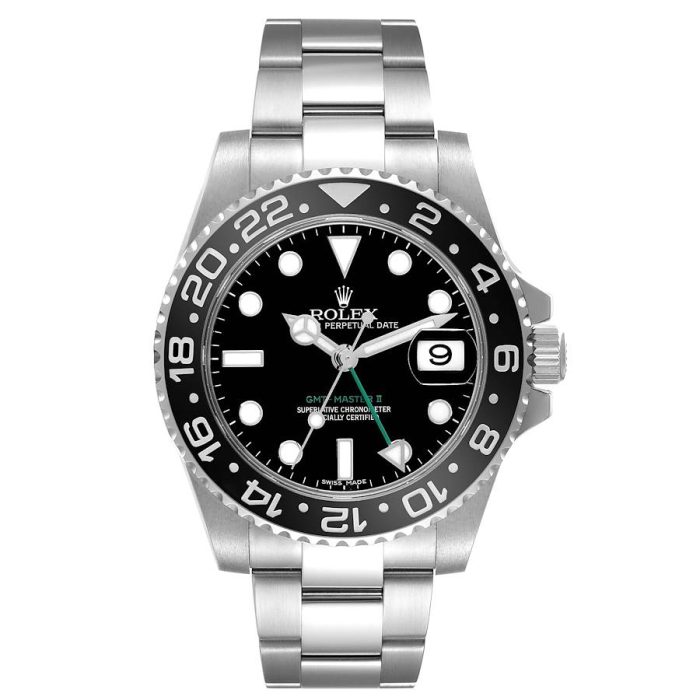 RolexGMT MasterII40mmOysterStainlessSteelWatch116710