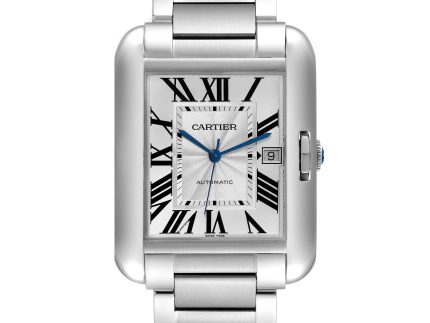 cartier tank anglaise xl steel automatic mens watch w5310008 box papers 51915 e044a scaled