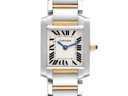 cartier tank francaise small steel yellow gold ladies watch w51007q4 59150 1ebc0 md