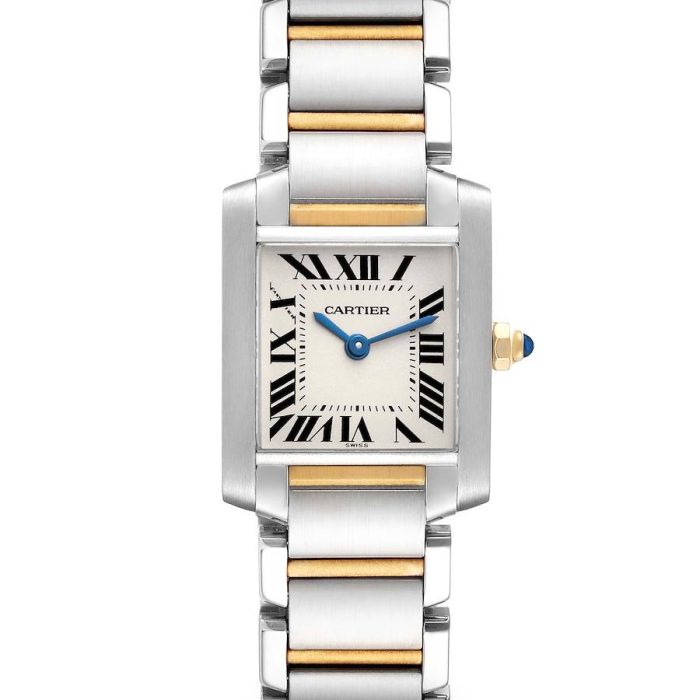 cartier tank francaise small steel yellow gold ladies watch w51007q4 59150 1ebc0 md