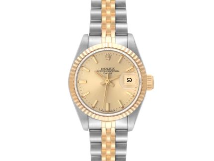 rolex datejust champagne dial steel yellow gold ladies watch 69173 59874 05e77 scaled