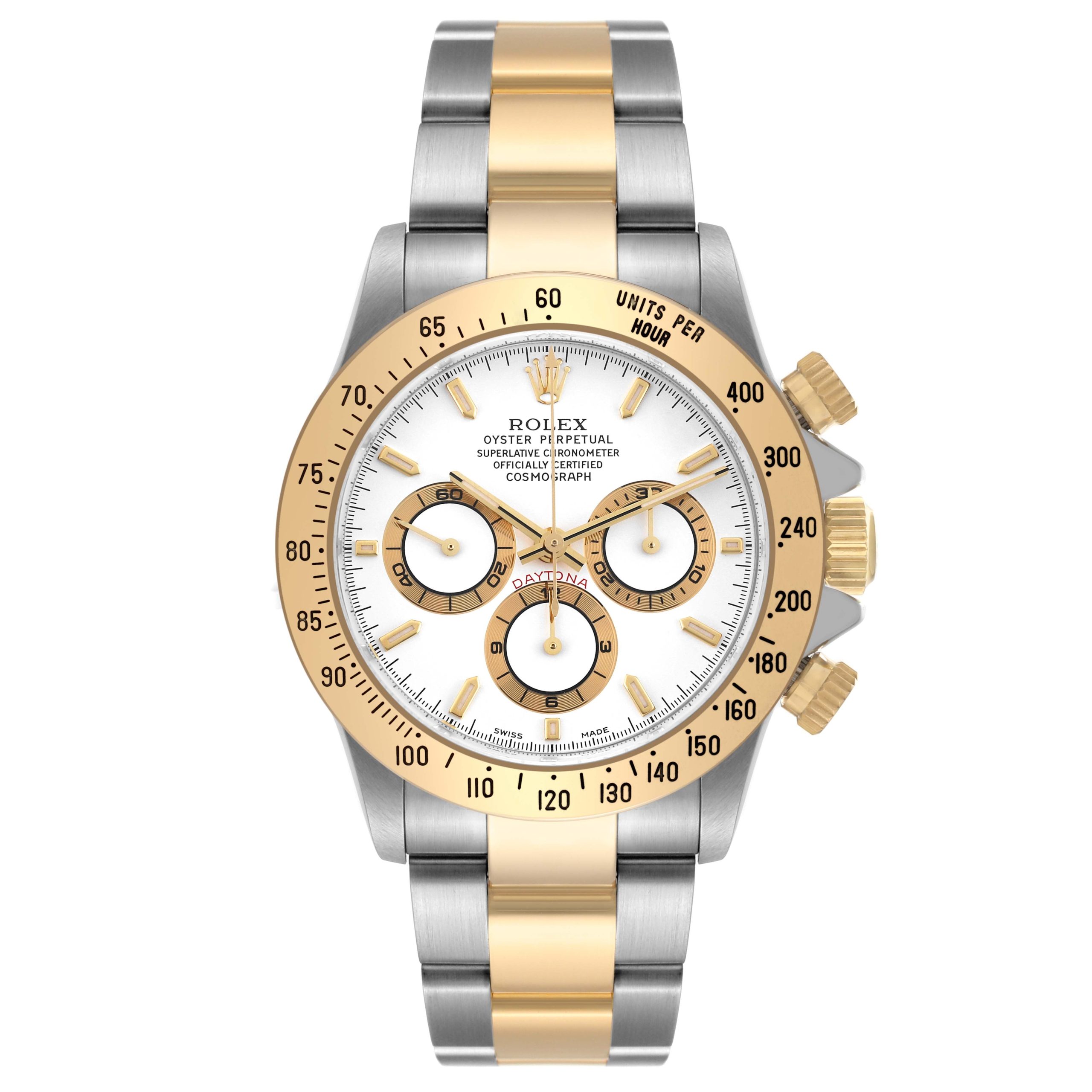 rolex daytona steel yellow gold zenith movement mens watch 16523 box papers 54445 240d1 scaled