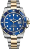 Rolex Submariner Blue Dial on Oyster Ref 16613 with Papers  1991