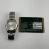 Rolex Oyster Perpetual  Silver Dial on Oyster Ref 116000 with Card Old Green  2014 - Image 5