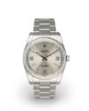 Rolex Oyster Perpetual Silver Dial on Oyster Ref 116000 with Card Old Green  2015