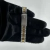 Rolex Oyster Perpetual  Champagne Stick Dial on Oyster  Ref 67183 with Papers  1985 - Image 3