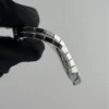 Cartier Tonneau Lanieres Silver Roman Dial on Wg 2 Row Ref 2545 - Image 3