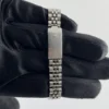 Rolex Oyster Perpetual White Roman Dial on Jubilee Ref 67194 with Papers  1990 - Image 2