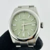 Rolex Oyster Perpetual Pistachio Dial on Oyster Bracelet Ref 134300 with New Style Card Green  2025 - Image 3