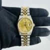 Rolex Datejust Champagne Diamond Factory Dial on D Link Jubilee Bracelet Ref 16233G - Image 2