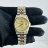 Rolex Datejust Champagne Anniversary Diamond Dial Dial on D Link Jubilee Bracelet Ref 16233G - Image 2