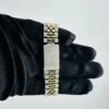 Rolex Datejust Champagne Anniversary Diamond Dial Dial on D Link Jubilee Bracelet Ref 16233G - Image 4